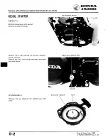 Предварительный просмотр 108 страницы Honda ATC 200ES1984 Shop Manual