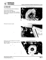 Предварительный просмотр 113 страницы Honda ATC 200ES1984 Shop Manual