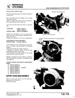 Предварительный просмотр 133 страницы Honda ATC 200ES1984 Shop Manual