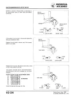 Предварительный просмотр 142 страницы Honda ATC 200ES1984 Shop Manual