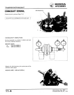 Предварительный просмотр 150 страницы Honda ATC 200ES1984 Shop Manual