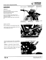 Предварительный просмотр 164 страницы Honda ATC 200ES1984 Shop Manual