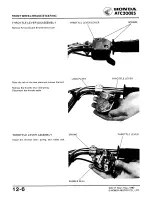 Предварительный просмотр 166 страницы Honda ATC 200ES1984 Shop Manual