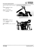 Предварительный просмотр 184 страницы Honda ATC 200ES1984 Shop Manual