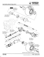 Предварительный просмотр 186 страницы Honda ATC 200ES1984 Shop Manual