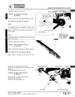 Предварительный просмотр 197 страницы Honda ATC 200ES1984 Shop Manual