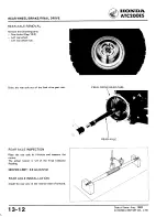 Предварительный просмотр 198 страницы Honda ATC 200ES1984 Shop Manual