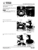 Предварительный просмотр 207 страницы Honda ATC 200ES1984 Shop Manual