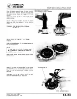 Предварительный просмотр 209 страницы Honda ATC 200ES1984 Shop Manual