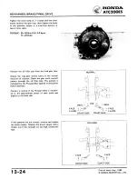 Предварительный просмотр 210 страницы Honda ATC 200ES1984 Shop Manual