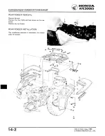 Предварительный просмотр 218 страницы Honda ATC 200ES1984 Shop Manual