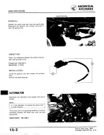 Предварительный просмотр 224 страницы Honda ATC 200ES1984 Shop Manual