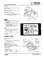 Предварительный просмотр 230 страницы Honda ATC 200ES1984 Shop Manual