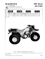 Honda ATC 250ES 1987 Setup Instructions preview