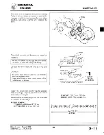 Предварительный просмотр 27 страницы Honda ATC BIG RED 200E Shop Manual