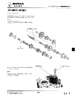 Предварительный просмотр 129 страницы Honda ATC BIG RED 200E Shop Manual