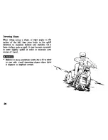 Предварительный просмотр 30 страницы Honda ATC110 1982 Owner'S Manual