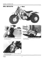 Предварительный просмотр 6 страницы Honda ATC200S Workshop Manual