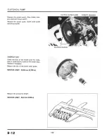 Предварительный просмотр 104 страницы Honda ATC200S Workshop Manual