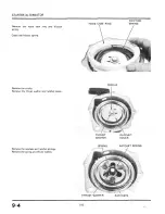 Предварительный просмотр 118 страницы Honda ATC200S Workshop Manual