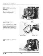 Предварительный просмотр 142 страницы Honda ATC200S Workshop Manual