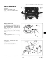 Предварительный просмотр 185 страницы Honda ATC200S Workshop Manual