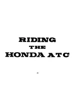 Preview for 43 page of Honda ATC70 1973 Owner'S Manual