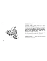 Предварительный просмотр 34 страницы Honda ATC70 1983 Owner'S Manual