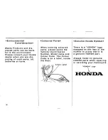 Предварительный просмотр 56 страницы Honda ba-af61 Owner'S Manual