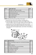 Preview for 21 page of Honda BE-LS22TL6505GO Operation Manual