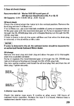 Предварительный просмотр 31 страницы Honda BF2A Owner'S Manual