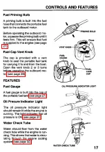 Предварительный просмотр 19 страницы Honda BF8A 2003 Owner'S Manual