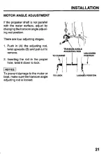 Предварительный просмотр 23 страницы Honda BF8A 2003 Owner'S Manual