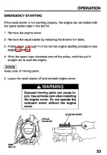 Предварительный просмотр 35 страницы Honda BF8A 2003 Owner'S Manual