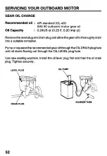 Предварительный просмотр 54 страницы Honda BF8A 2003 Owner'S Manual