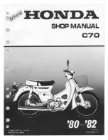 Honda C70 1980 Shop Manual предпросмотр