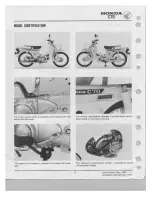 Предварительный просмотр 4 страницы Honda C70 1980 Shop Manual