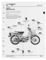 Предварительный просмотр 21 страницы Honda C70 1980 Shop Manual