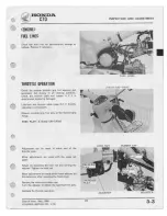 Предварительный просмотр 25 страницы Honda C70 1980 Shop Manual