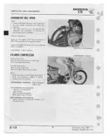 Предварительный просмотр 32 страницы Honda C70 1980 Shop Manual