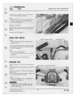 Предварительный просмотр 37 страницы Honda C70 1980 Shop Manual