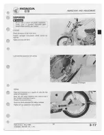 Предварительный просмотр 39 страницы Honda C70 1980 Shop Manual