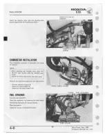 Предварительный просмотр 48 страницы Honda C70 1980 Shop Manual