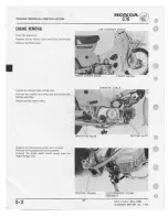 Предварительный просмотр 54 страницы Honda C70 1980 Shop Manual