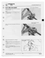 Предварительный просмотр 67 страницы Honda C70 1980 Shop Manual