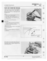 Предварительный просмотр 68 страницы Honda C70 1980 Shop Manual