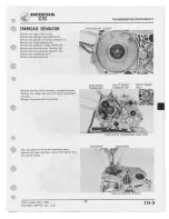 Предварительный просмотр 97 страницы Honda C70 1980 Shop Manual