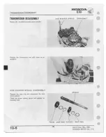 Предварительный просмотр 100 страницы Honda C70 1980 Shop Manual