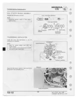 Предварительный просмотр 104 страницы Honda C70 1980 Shop Manual