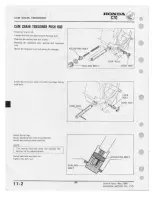 Предварительный просмотр 108 страницы Honda C70 1980 Shop Manual